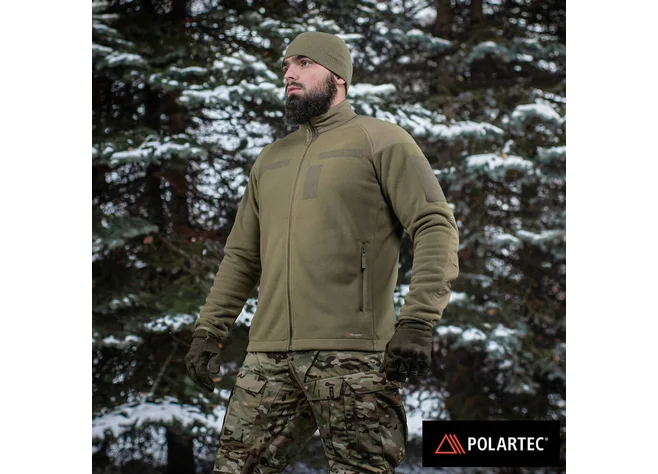 Кофта M-Tac Combat Fleece Polartec Jacket Tan Фото 3